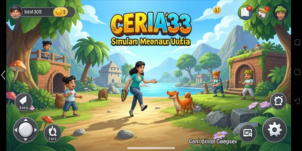 Tampilan gameplay yang menarik dari CERIA33 dalam simulasi.