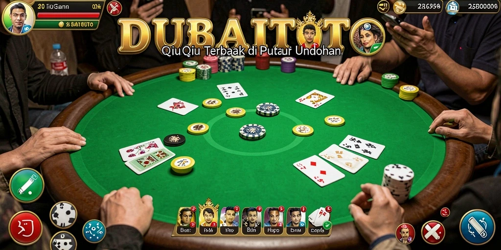 Gameplay DUBAITOTO yang seru dan menantang dalam QiuQiu.