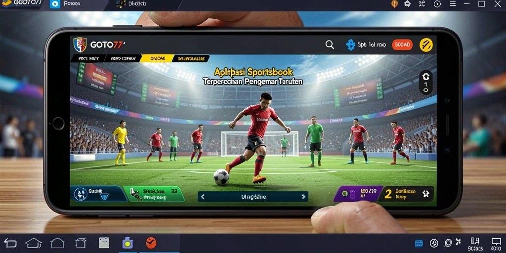 Tampilan gameplay menarik dari aplikasi Sportsbook GOTO77.
