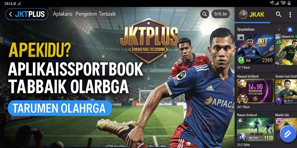 Tampilan menarik dari gameplay JKTPLUS yang menyajikan taruhan olahraga.