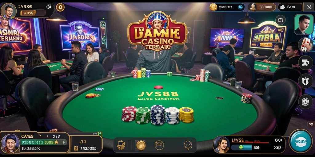 Gameplay seru JVS88 dalam live casino online.
