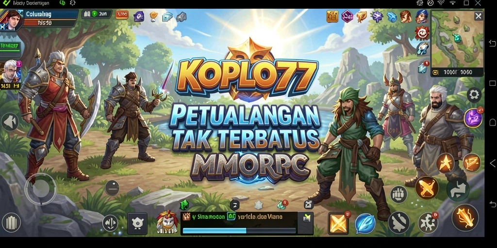 Tampilan gameplay KOPLO77 yang seru dan mendebarkan dalam dunia MMORPG.