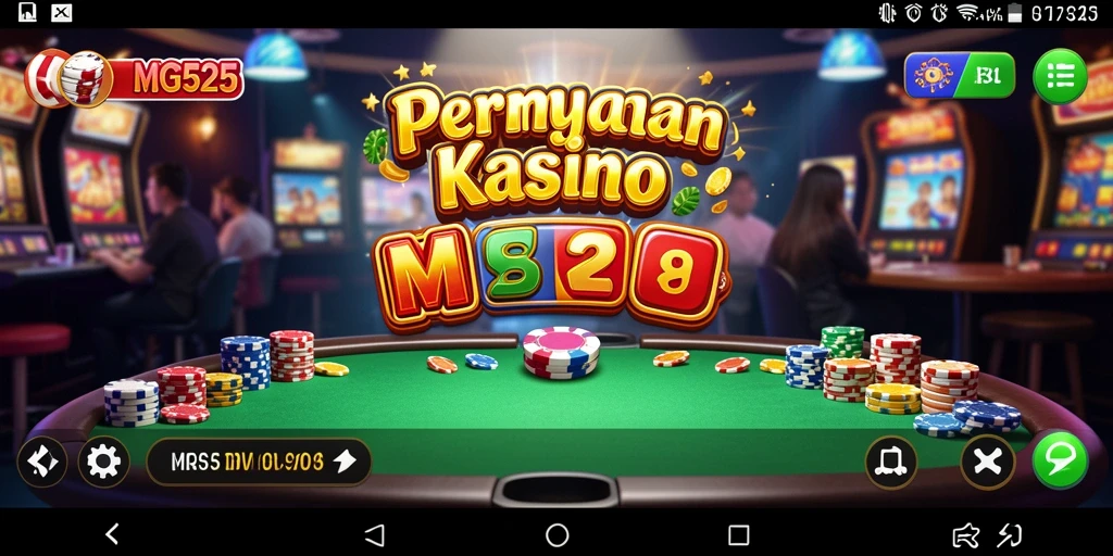Tampilan gameplay kasino yang menakjubkan dan menarik dari MG525.