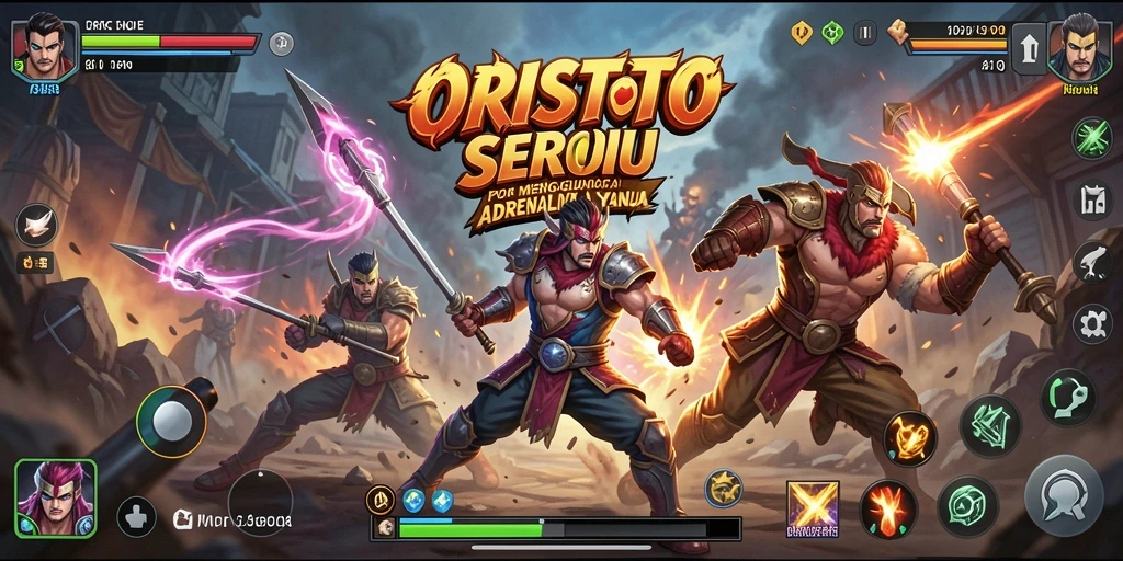 Tampilan gameplay ORISTOTO yang memukau dan penuh aksi.