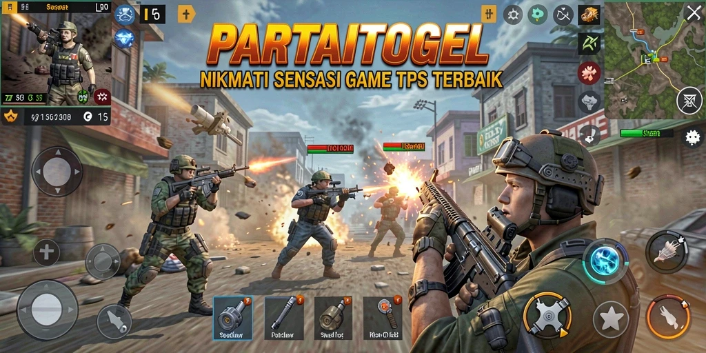 Tampilan gameplay PARTAITOGEL yang mendebarkan dan penuh aksi.
