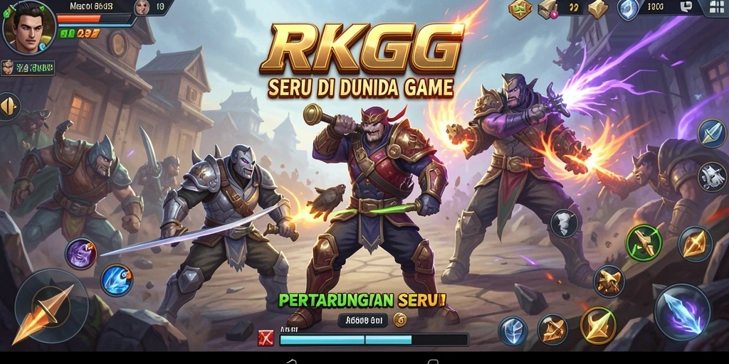 Tangkapan layar menunjukkan pertarungan seru di RKGG.