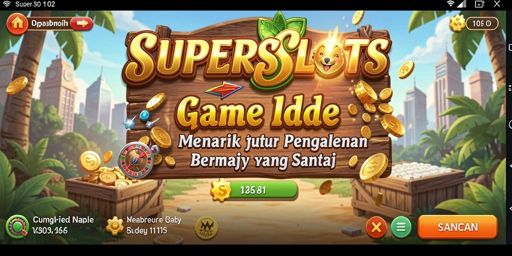 Tampilan gameplay <strong>SUPERSLOTS</strong> yang menyenangkan dan menghibur.