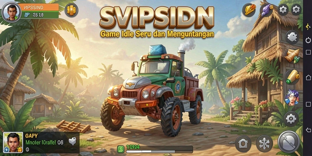 Tampilan gameplay menarik dari SVIPSIDN yang menyegarkan