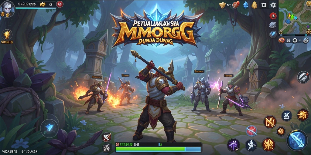 Screenshot gameplay VIO77 yang menampilkan petualangan seru dalam MMORPG.