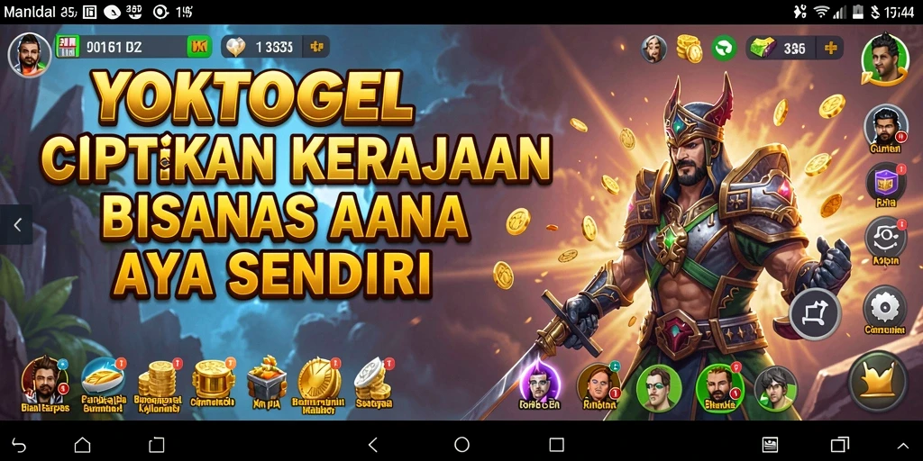 Screenshot gameplay YOKTOGEL yang menunjukkan keragaman bisnis.
